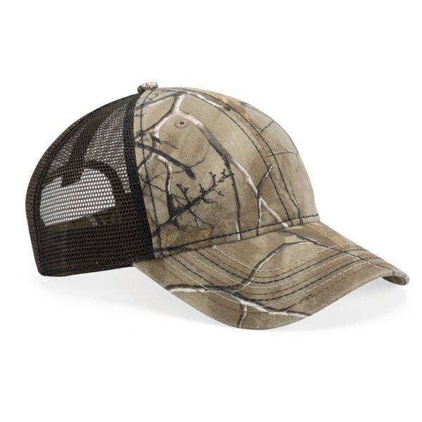 Mesh-Back Camo with Flag Undervisor Cap Thumbnail